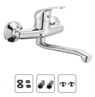 Miscelatore Monocomando Lavello Cucina Canna Lunga