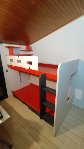 Litera 190x90 con cajones