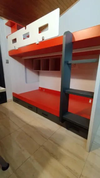 Litera 190x90 con cajones