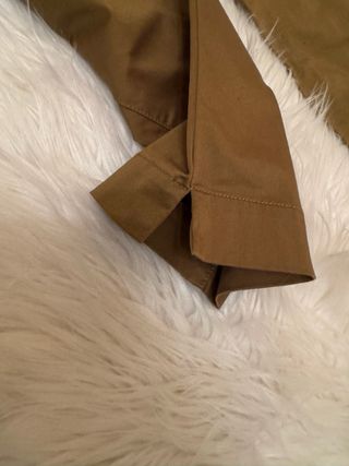 Pantalón Massimo Dutti Talla 36 Verde Oliva