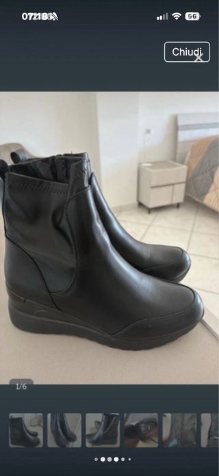 Stivaletti Bata neri donna