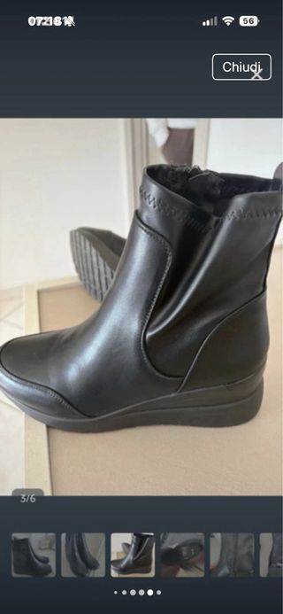 Stivaletti Bata neri donna