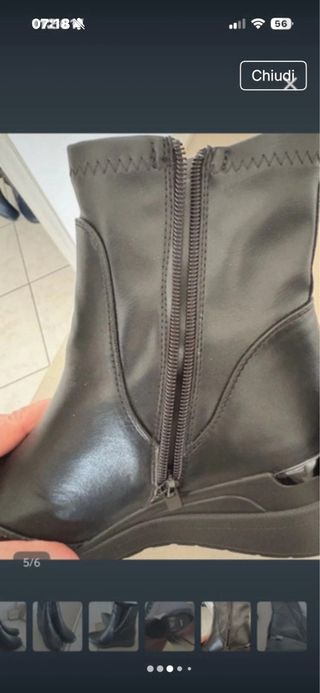 Stivaletti Bata neri donna