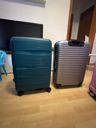 Maletas de viaje negras lea la descripción