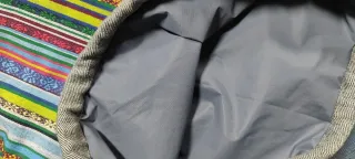 Mochila artesanal de cuerdas