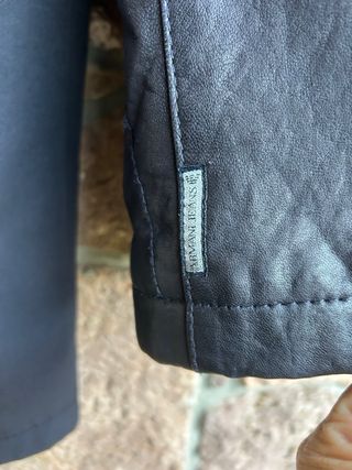 Cazadora Piel Armani Jeans - Talla M