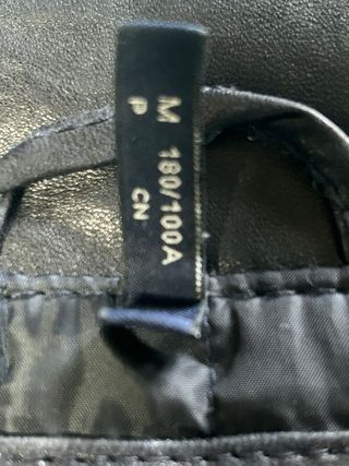 Cazadora Piel Armani Jeans - Talla M