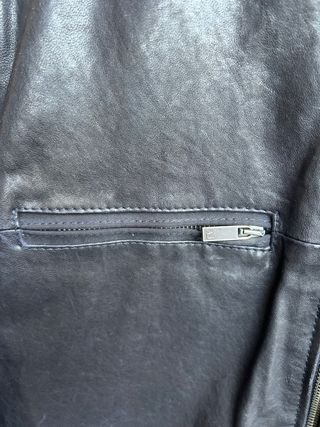 Cazadora Piel Armani Jeans - Talla M