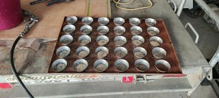 Bandejas 60/40 para llenadora de magdalenas