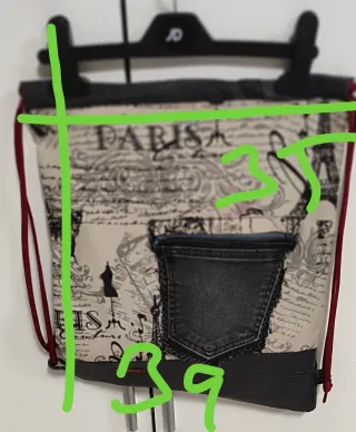 Mochila artesanal de cuerdas