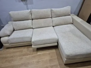 ENTREGA GRATIS!!Sofá Cama Chaise Longue Beige