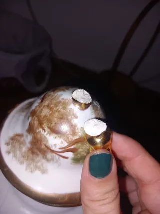 Jarrón antiguo decorado