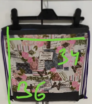 Mochila artesanal de cuerdas