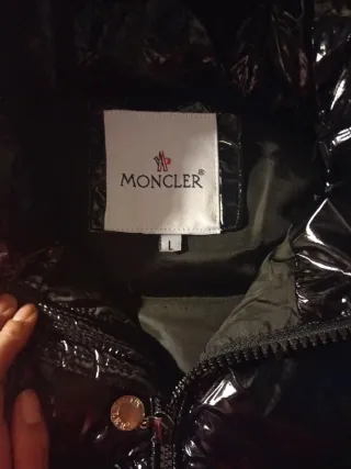Plumífero Moncler imita. Negro Sin Mangas