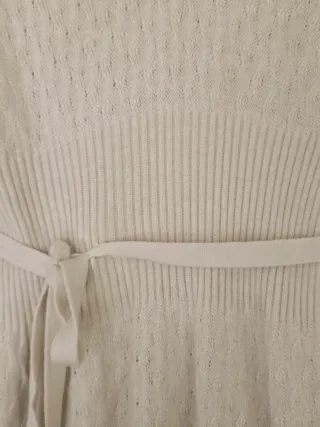 Jersey Caramelo Algodón Crema Mujer