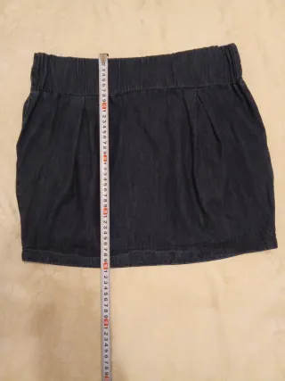 Falda vaquera con lazo