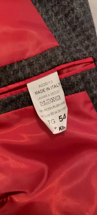 Giacca uomo blu/marrone