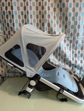 Conjunto bugaboo Azul vapor Fox y camaleon