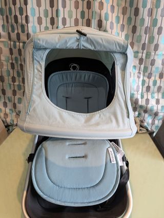 Conjunto bugaboo Azul vapor Fox y camaleon