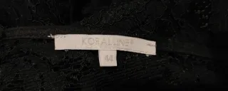 Vestito tubino in pizzo nero