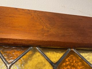 Puertas madera y cristal artesanal