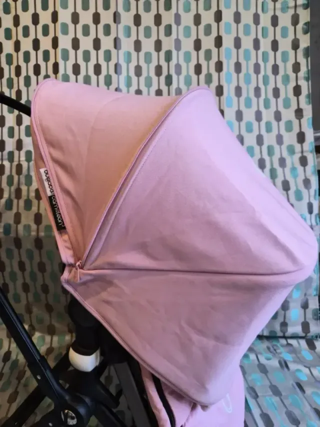 SACO SILLA POLAR Y CAPOTA EXTEN ROSA SOFT PINK