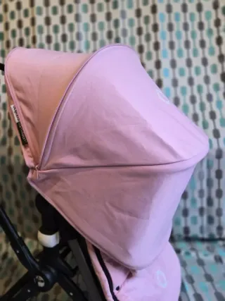 SACO SILLA POLAR Y CAPOTA EXTEN ROSA SOFT PINK