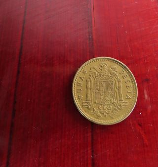 Moneda 1 Peseta España 1975 Juan Carlos I