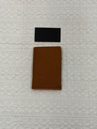 Cartera Tarjetero Purificación García Marrón/Azul