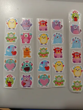 Regalo pegatinas de monstruos