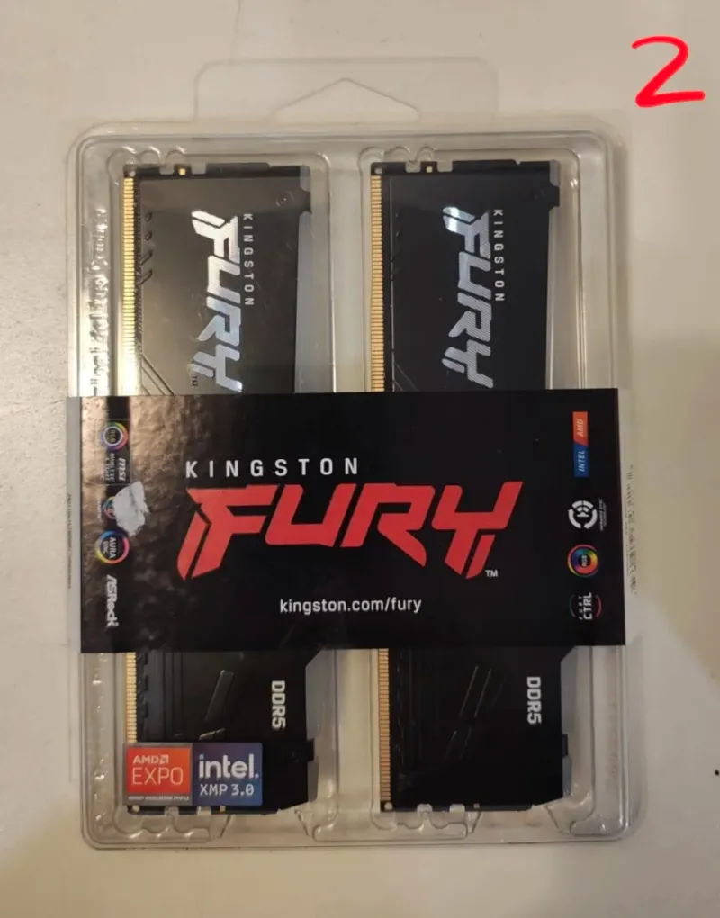 Kit de memoria RAM Kingston Fury DDR5 32GB