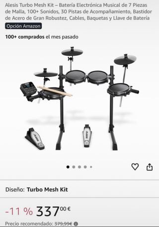 Batería Electrónica Alesis Turbo Mesh Kit