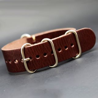 Correa de cuero estilo NATO para Seiko Omega Tudor