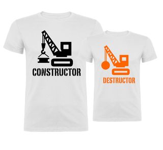 Camisetas Día del Padre Constructor/Destructor