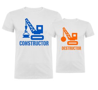 Camisetas Día del Padre Constructor/Destructor