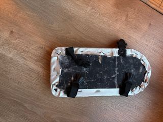 Cojín Asiento Trasero Bicicleta Negro