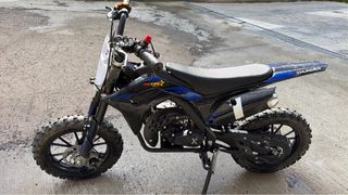Pit Bike Infantil MTR Motocross Negra y Azul