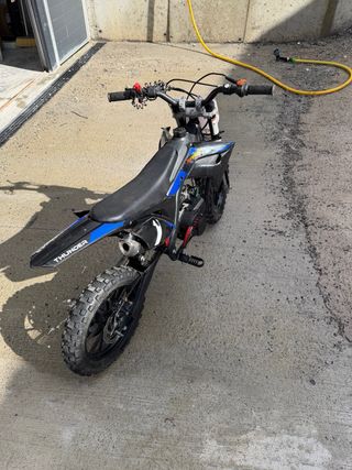 Pit Bike Infantil MTR Motocross Negra y Azul