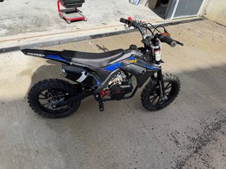 Pit Bike Infantil MTR Motocross Negra y Azul