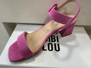 Sandalias Bibi Lou tacón rosa