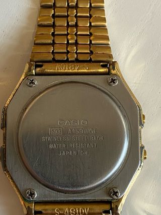 Orologio Casio WR Allarme Crono Oro