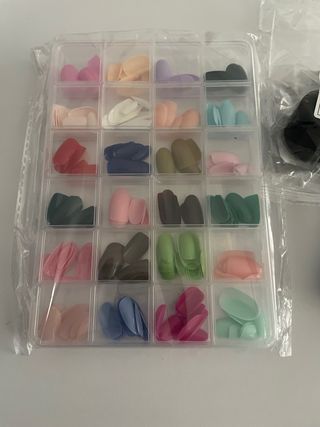 Set manicura uñas postizas