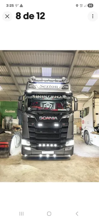 Barra de luces LED frontal Scania S/R