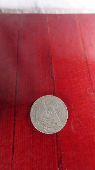 Moneda 5 Pesetas España 1957 Franco-MO11A