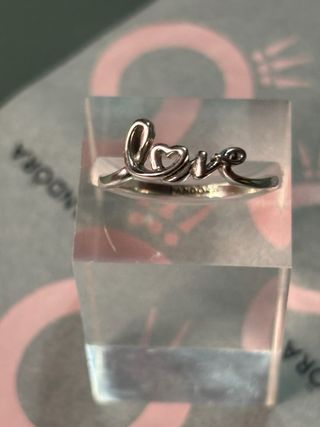 Anillo Pandora Love Plata original talla 54