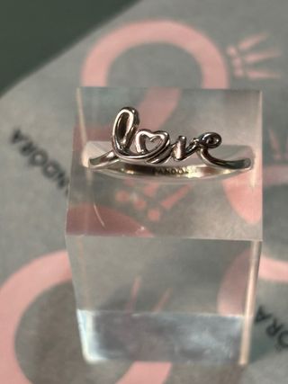 Anillo Pandora Love Plata original talla 54