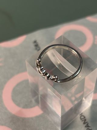 Anillo Pandora Love Plata original talla 54