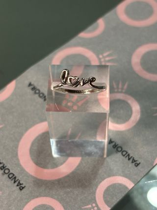 Anillo Pandora Love Plata original talla 54