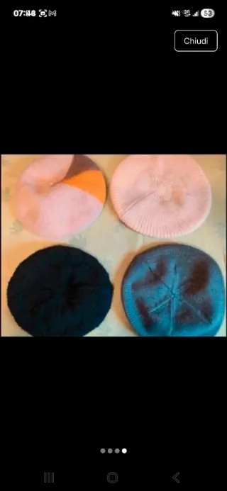 Lotto 12 cappelli vari modelli