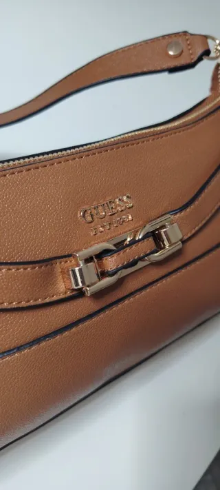 Bolso Guess Marrón Dorado dos usos
